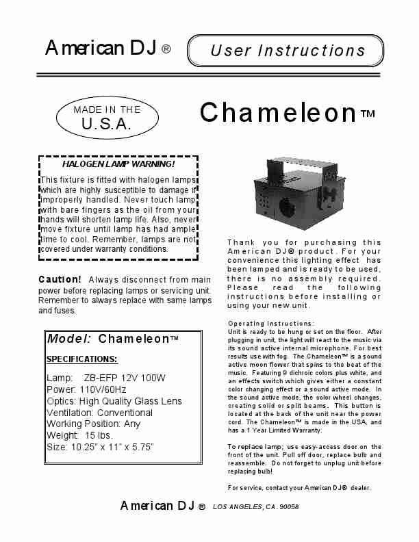 American DJ DJ Equipment Chameleon-page_pdf